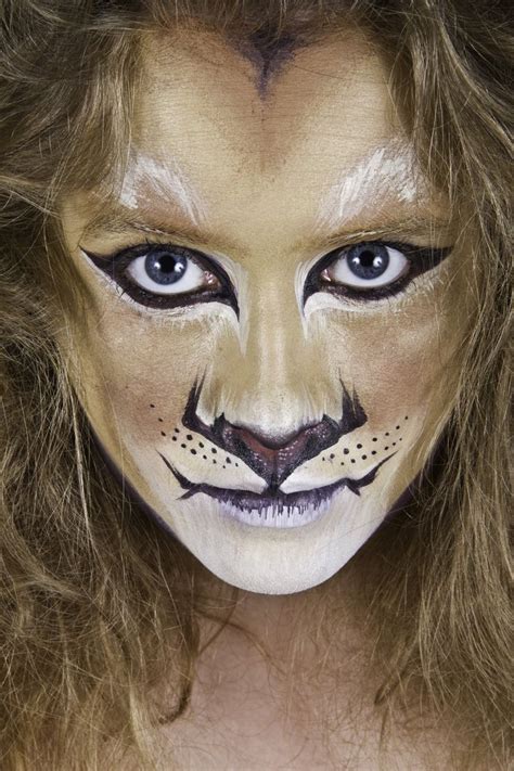 lion face paint kit